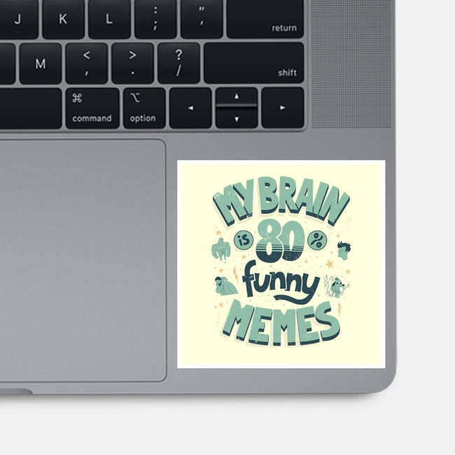 Full Of Funny Memes-None-Glossy-Sticker-Jorge Toro