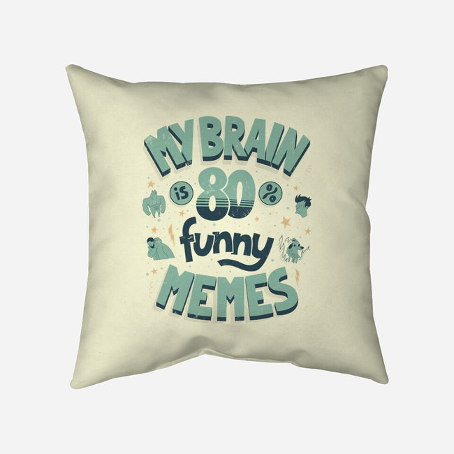 Full Of Funny Memes-None-Removable Cover w Insert-Throw Pillow-Jorge Toro