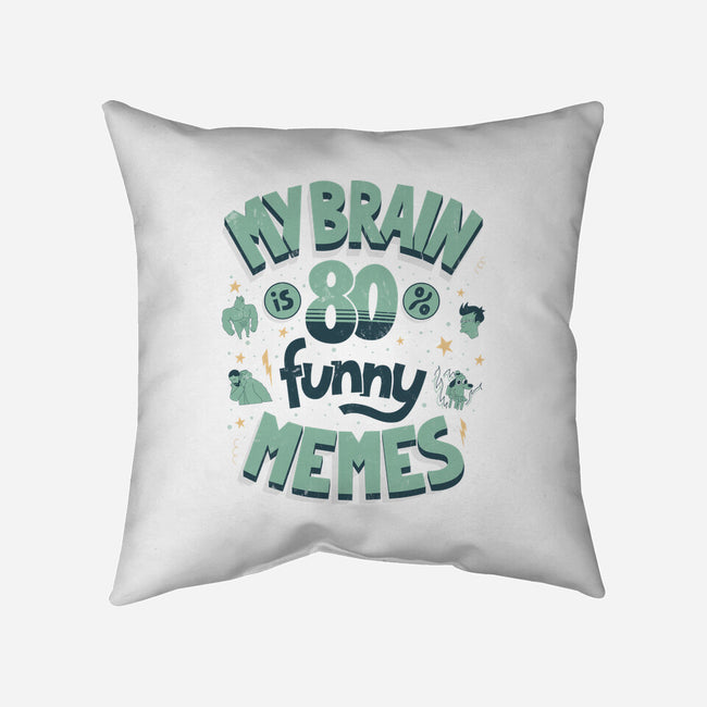 Full Of Funny Memes-None-Removable Cover-Throw Pillow-Jorge Toro