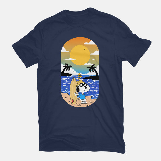 Summer Surf-Womens-Fitted-Tee-Tri haryadi