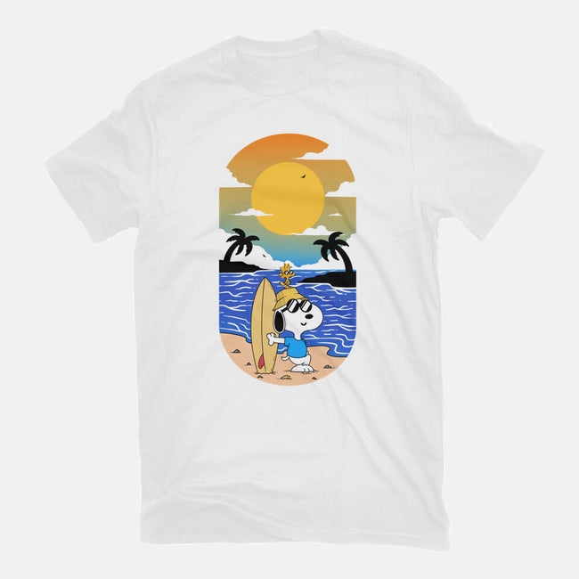 Summer Surf-Womens-Fitted-Tee-Tri haryadi