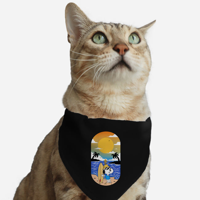 Summer Surf-Cat-Adjustable-Pet Collar-Tri haryadi