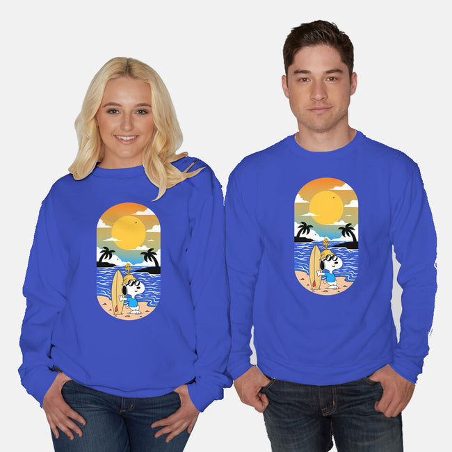 Summer Surf-Unisex-Crew Neck-Sweatshirt-Tri haryadi