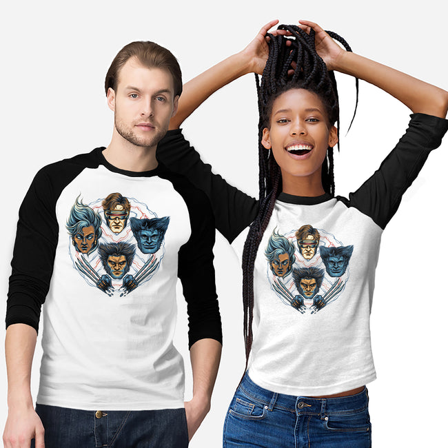 Mutant And Proud-Unisex-Baseball-Tee-glitchygorilla