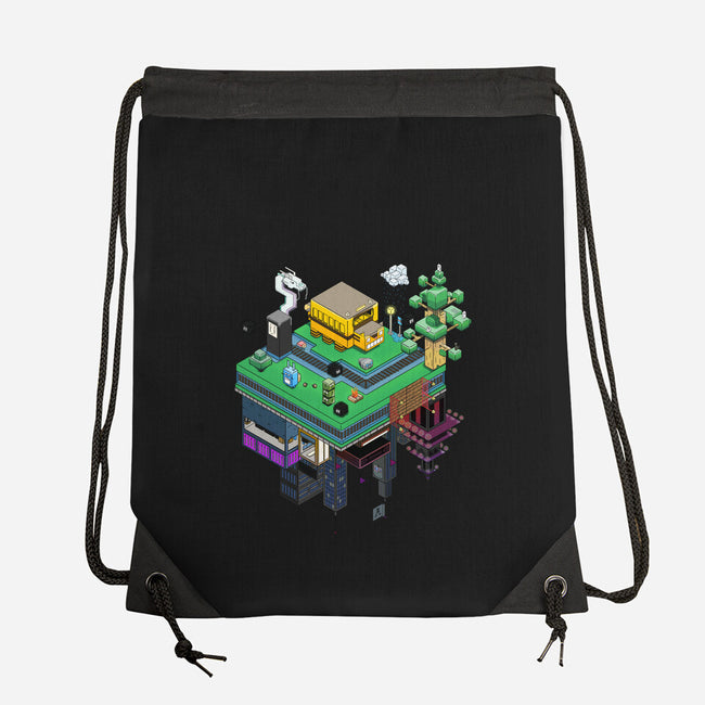 Geometric Anime-None-Drawstring-Bag-NapoliBeach