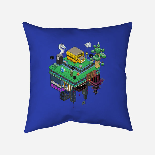 Geometric Anime-None-Removable Cover-Throw Pillow-NapoliBeach