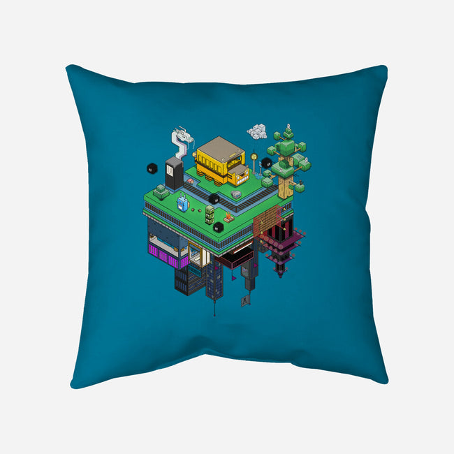 Geometric Anime-None-Removable Cover-Throw Pillow-NapoliBeach