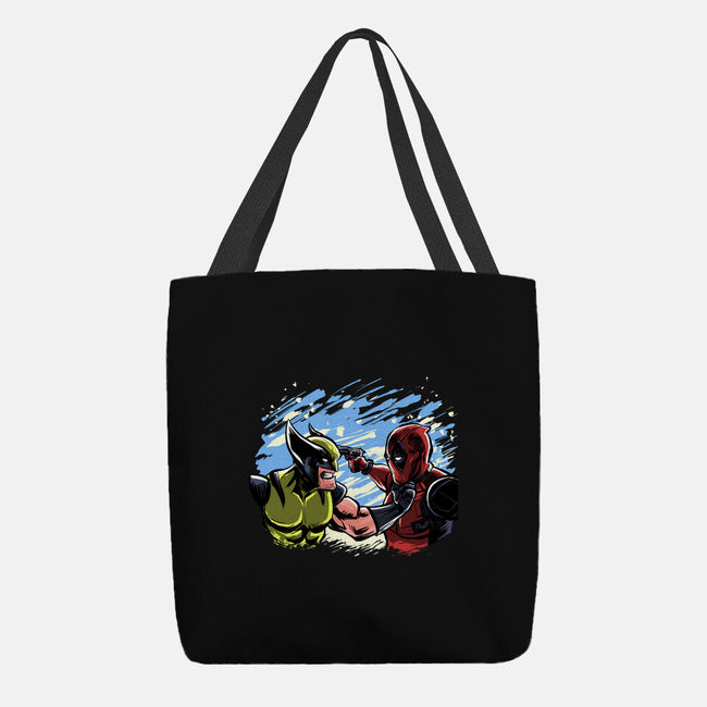 Face To Face-None-Basic Tote-Bag-zascanauta