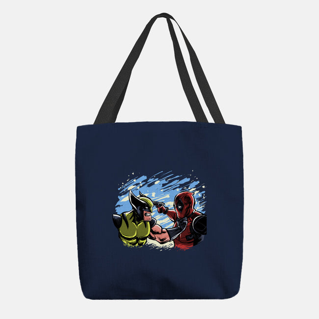 Face To Face-None-Basic Tote-Bag-zascanauta