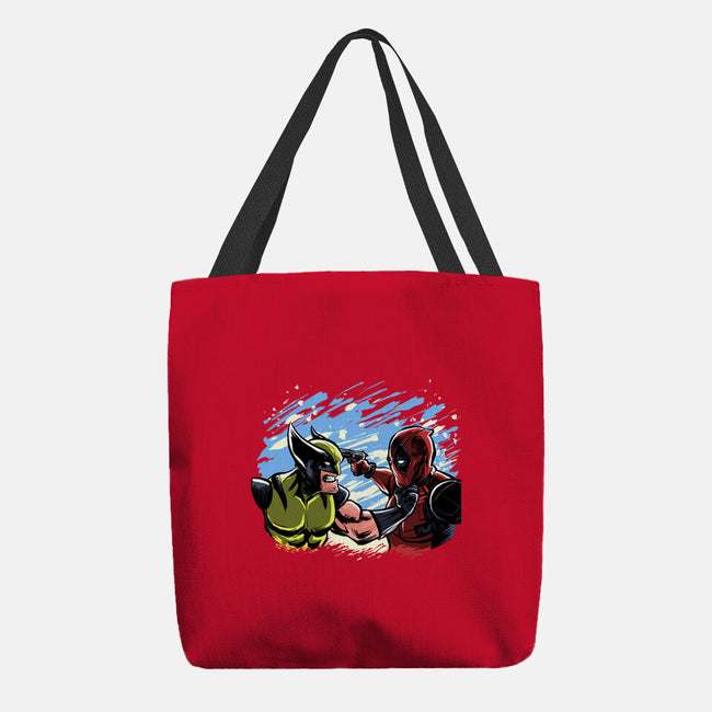 Face To Face-None-Basic Tote-Bag-zascanauta