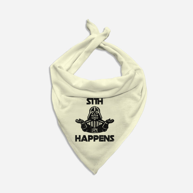 Sith Happens-Dog-Bandana-Pet Collar-zachterrelldraws