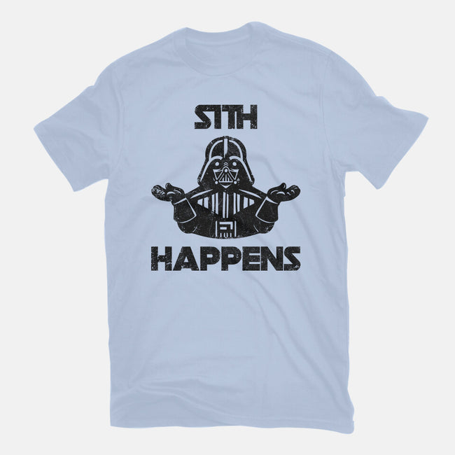 Sith Happens-Unisex-Basic-Tee-zachterrelldraws