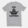 Sith Happens-Unisex-Basic-Tee-zachterrelldraws