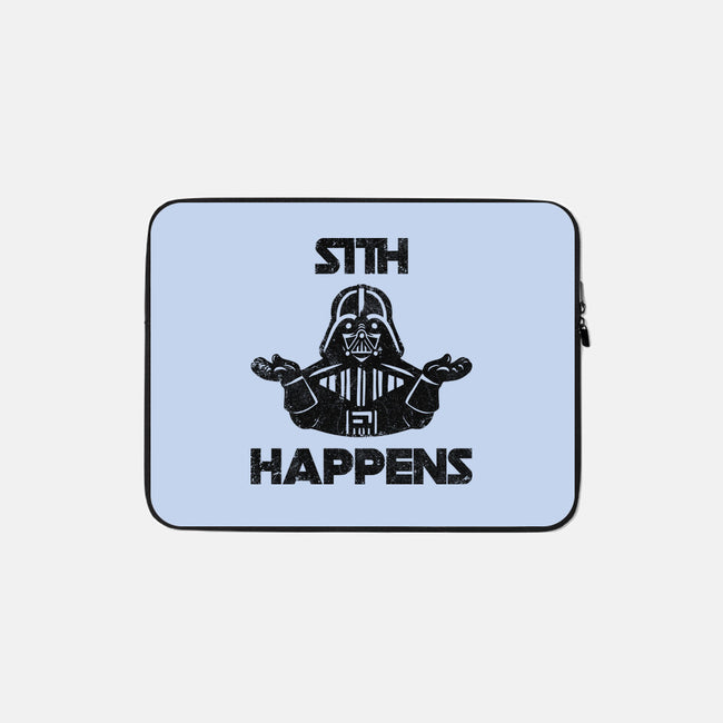 Sith Happens-None-Zippered-Laptop Sleeve-zachterrelldraws