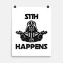 Sith Happens-None-Matte-Poster-zachterrelldraws