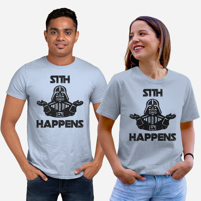 Sith Happens-Unisex-Basic-Tee-zachterrelldraws