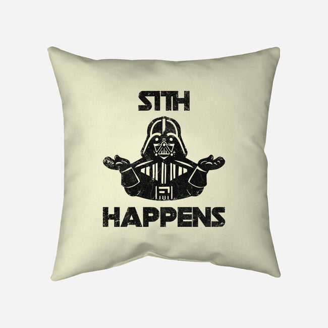 Sith Happens-None-Non-Removable Cover w Insert-Throw Pillow-zachterrelldraws