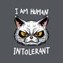 Human Intolerant-Womens-Fitted-Tee-kharmazero