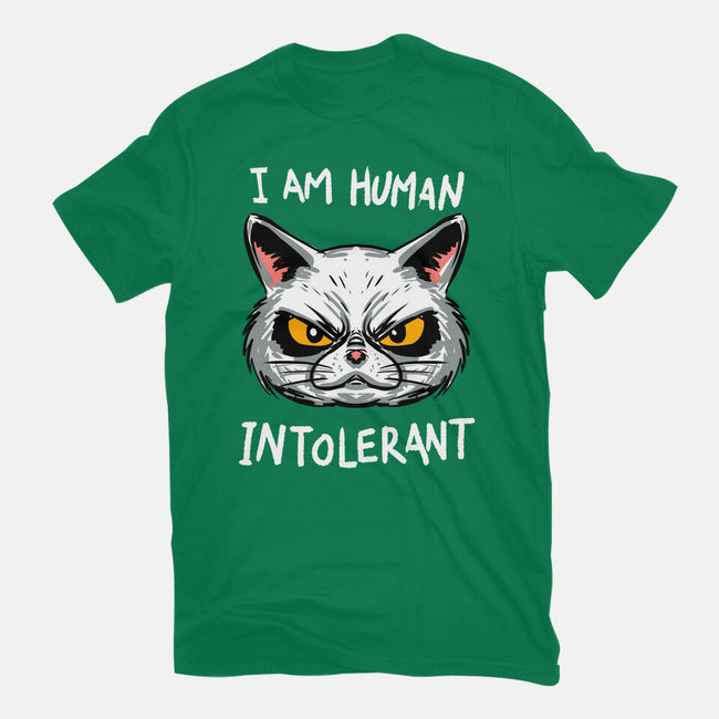 Human Intolerant-Womens-Fitted-Tee-kharmazero