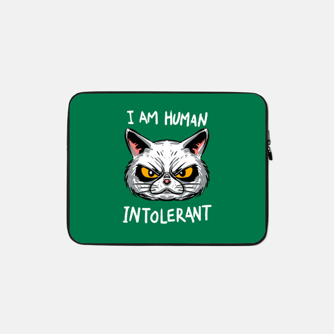 Human Intolerant-None-Zippered-Laptop Sleeve-kharmazero