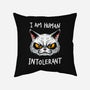 Human Intolerant-None-Non-Removable Cover w Insert-Throw Pillow-kharmazero