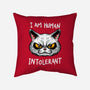 Human Intolerant-None-Non-Removable Cover w Insert-Throw Pillow-kharmazero