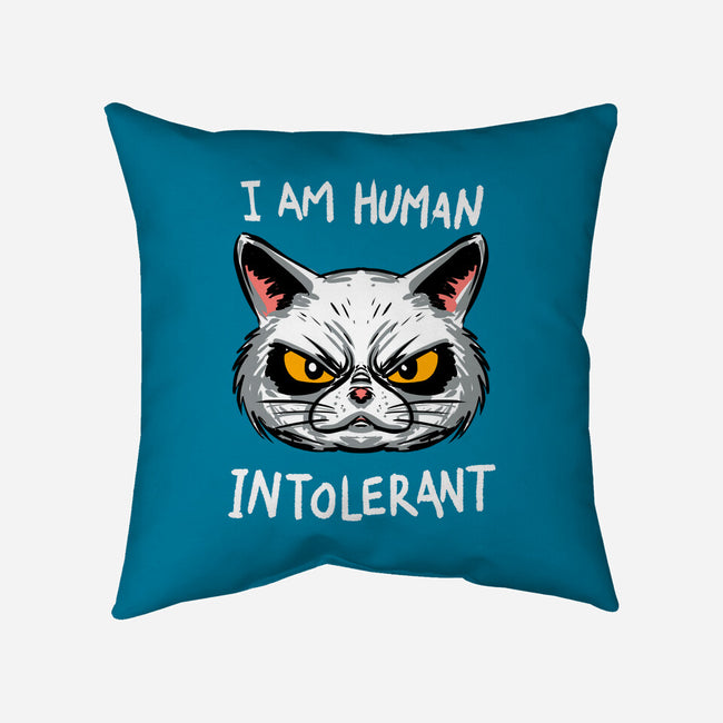 Human Intolerant-None-Non-Removable Cover w Insert-Throw Pillow-kharmazero