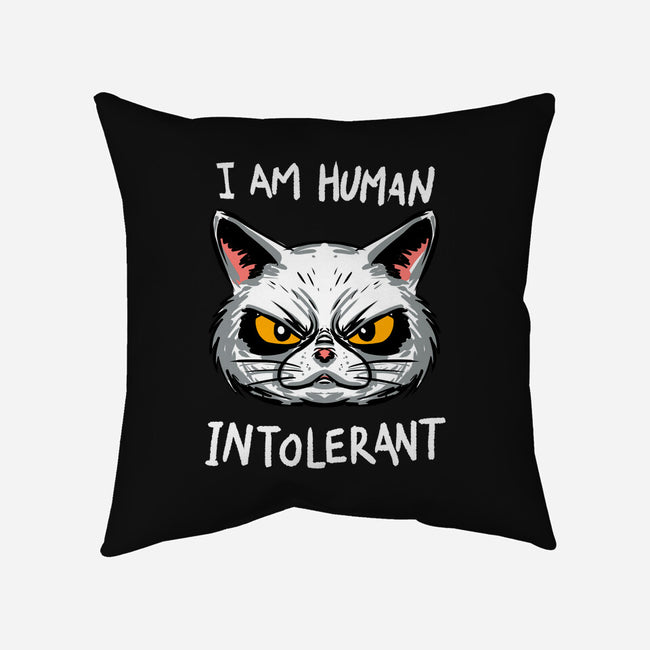 Human Intolerant-None-Removable Cover w Insert-Throw Pillow-kharmazero