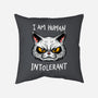 Human Intolerant-None-Removable Cover w Insert-Throw Pillow-kharmazero