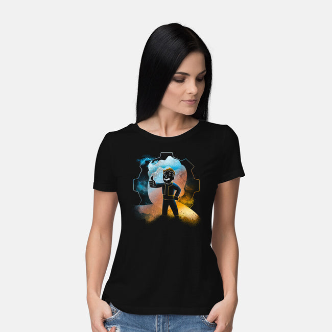 Rule Of The Thumb-Womens-Basic-Tee-Donnie
