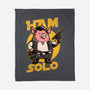 Space Captain Pig Smuggler-None-Fleece-Blanket-Studio Mootant