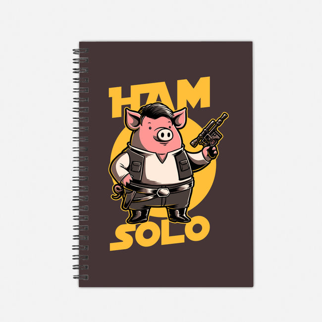 Space Captain Pig Smuggler-None-Dot Grid-Notebook-Studio Mootant