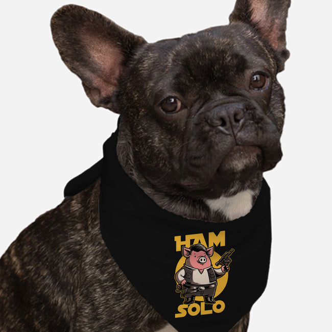 Space Captain Pig Smuggler-Dog-Bandana-Pet Collar-Studio Mootant