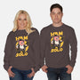 Space Captain Pig Smuggler-Unisex-Crew Neck-Sweatshirt-Studio Mootant