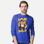 Space Captain Pig Smuggler-Mens-Long Sleeved-Tee-Studio Mootant