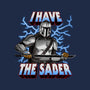 The Dark Saber-None-Removable Cover-Throw Pillow-joerawks