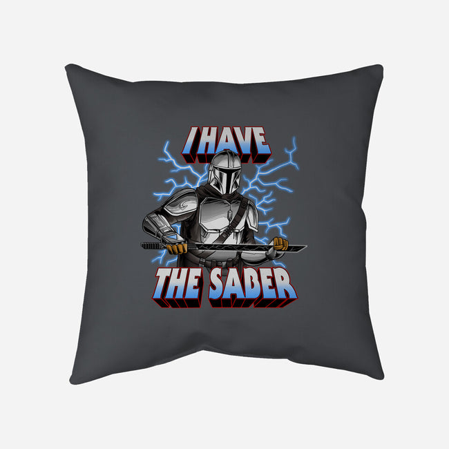 The Dark Saber-None-Removable Cover w Insert-Throw Pillow-joerawks