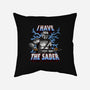 The Dark Saber-None-Removable Cover-Throw Pillow-joerawks