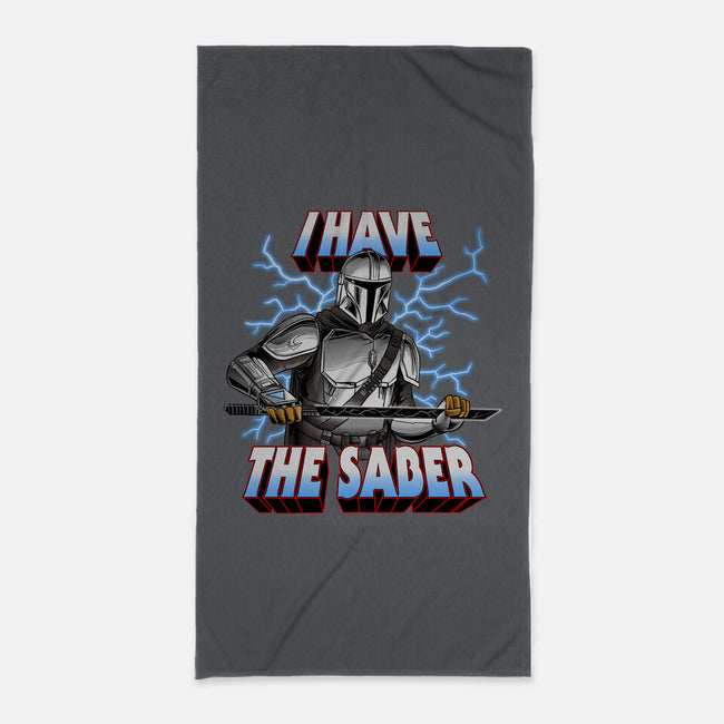 The Dark Saber-None-Beach-Towel-joerawks