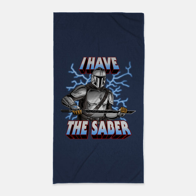 The Dark Saber-None-Beach-Towel-joerawks
