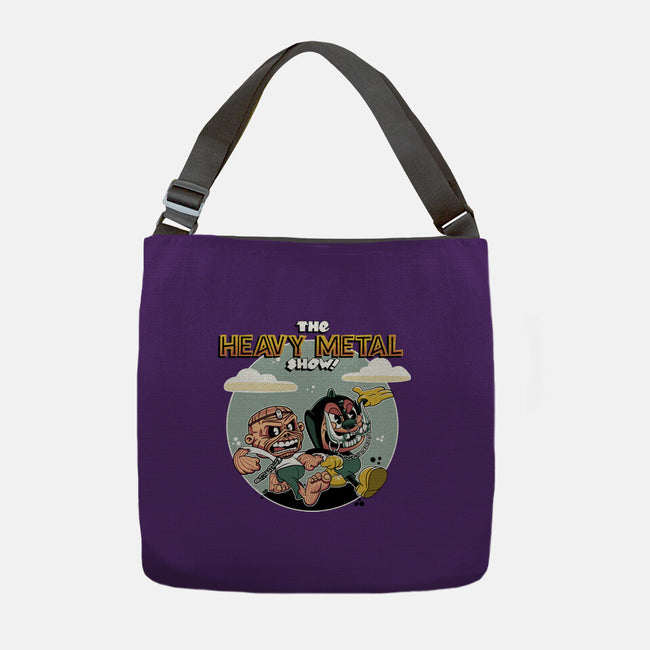 The Heavy Metal Show-None-Adjustable Tote-Bag-Roni Nucleart