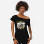 The Heavy Metal Show-Womens-Off Shoulder-Tee-Roni Nucleart