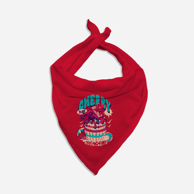 Cherry Surf-Dog-Bandana-Pet Collar-Estudio Horta