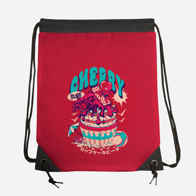 Cherry Surf-None-Drawstring-Bag-Estudio Horta