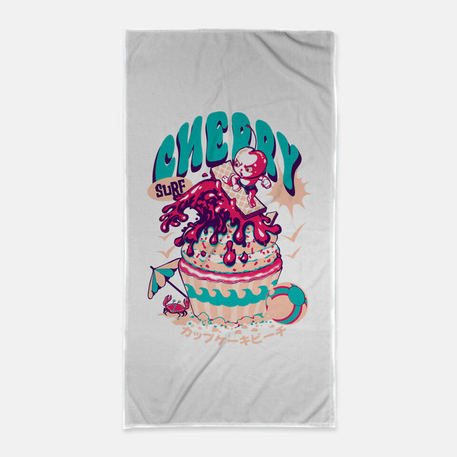 Cherry Surf-None-Beach-Towel-Estudio Horta