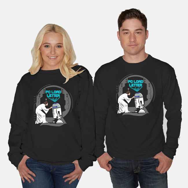 Droid Error-Unisex-Crew Neck-Sweatshirt-dwarmuth