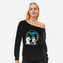 Droid Error-Womens-Off Shoulder-Sweatshirt-dwarmuth