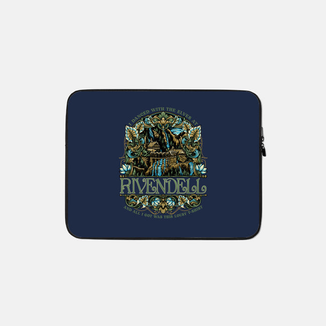 I Went To See The Elves-None-Zippered-Laptop Sleeve-glitchygorilla