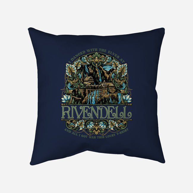 I Went To See The Elves-None-Removable Cover-Throw Pillow-glitchygorilla