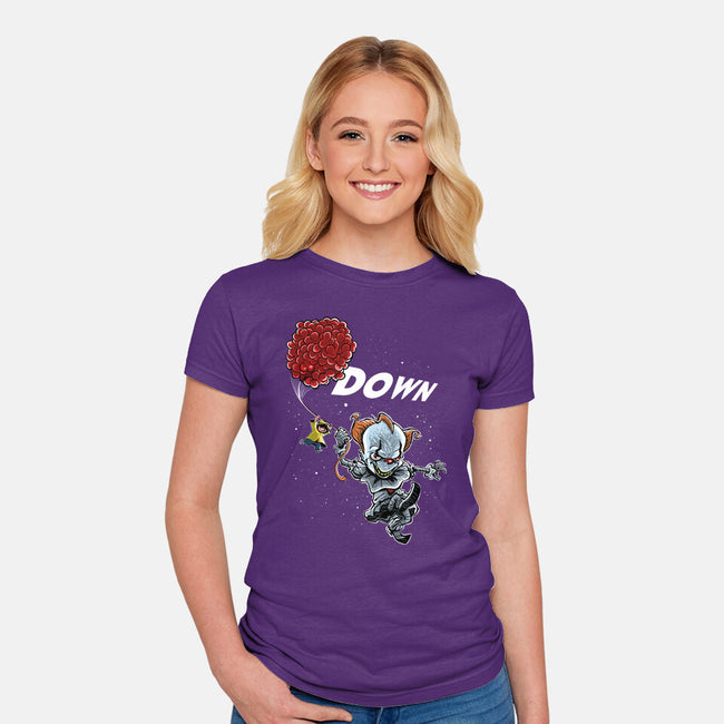 Down-Womens-Fitted-Tee-zascanauta